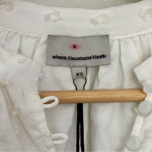 NWT! Anthropologie Where Mountains Meet White Boho‎ Dress Size XS - Picture 7 of 13